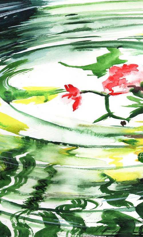 Whispers On Still Water by Anil Nene