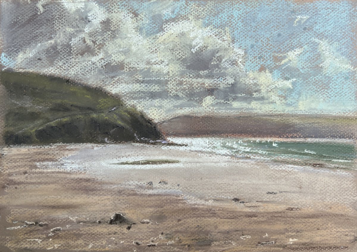 Daymer Bay contre jour by Louise Gillard