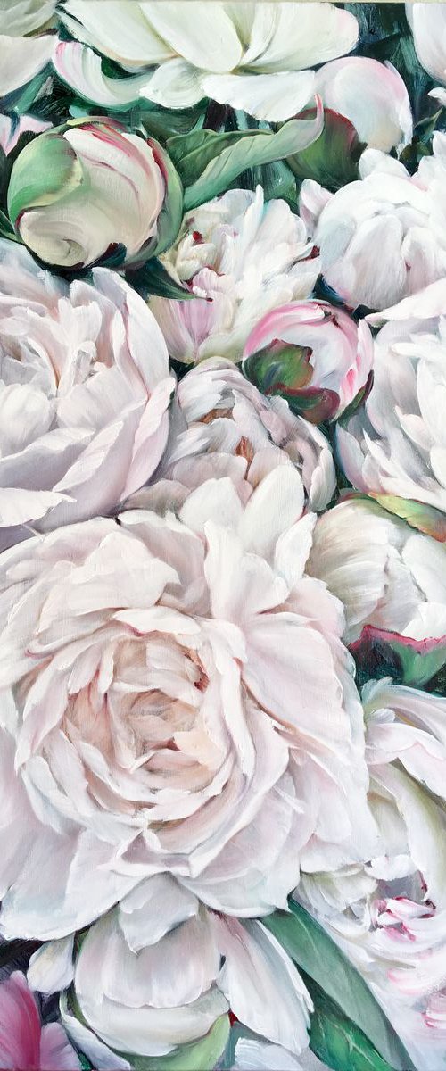 Large original oil painting on canvas Abundance by Alexandra Ozerova
