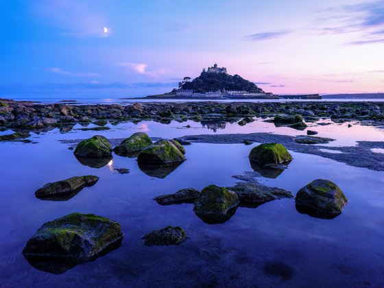 St Michaels sunset and rocks