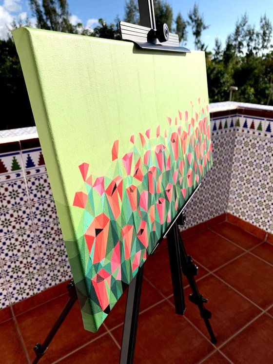 FIELD OF SCARLET POPPIES