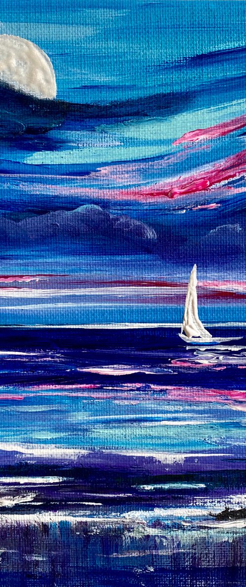 End of the Day Moody Blue Series Nr 3 by Marja Brown