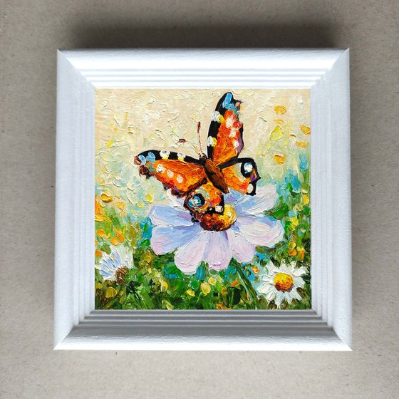 Butterfly framed painting