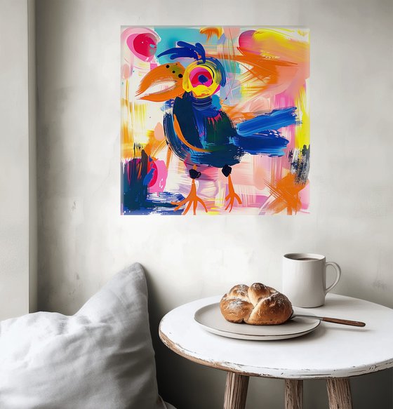 Colorful Abstract Bird
