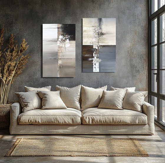 Set Ivory Grey Golden