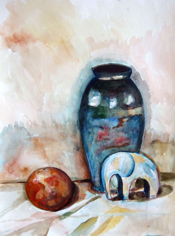 Still life with elephant