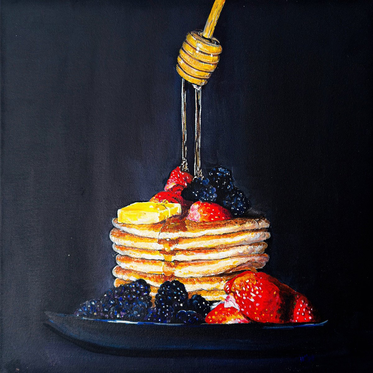 Sweet Mornings By Irina Kurganskaya, 16 X 16, Artwork For Sale On Artfinder