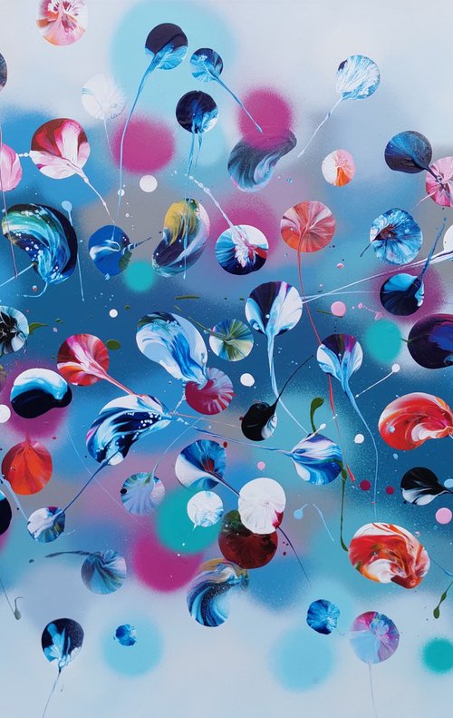 Spring Flowers In The Wind by Stéphanie Rivet
