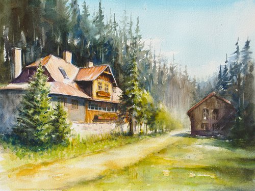 A house by the forest by Eve Mazur