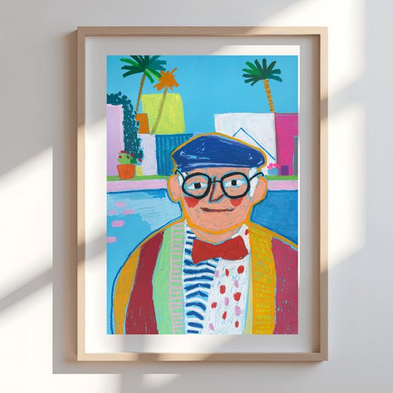 David Hockney Portrait