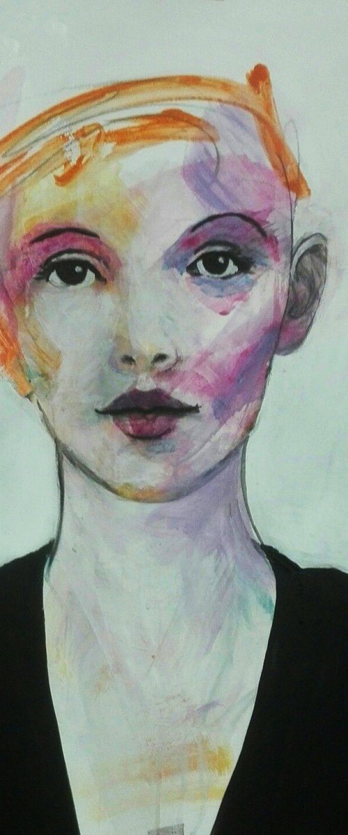 Girls on paper 0110-22 by Richard  Kuhn