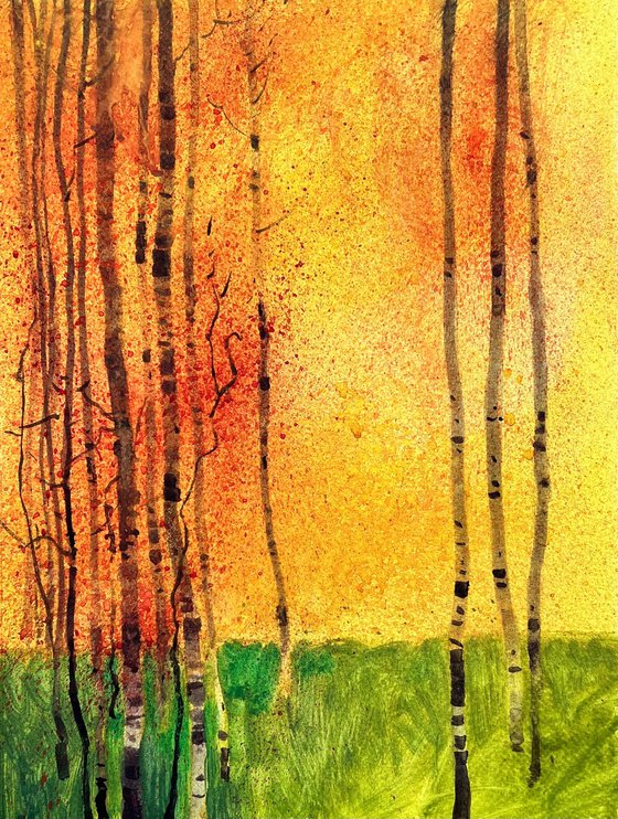 Birches series #1