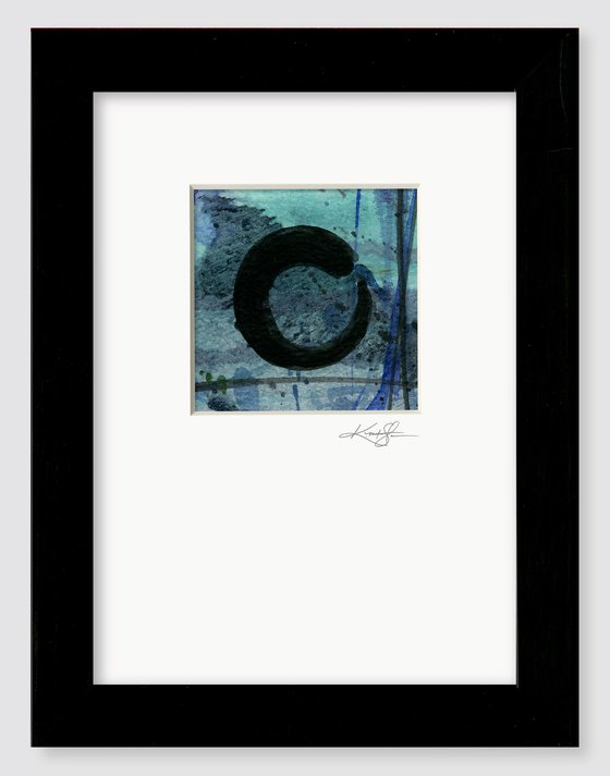 Enso Of Zen Collection 4 - 3 Abstract Zen Circle paintings by Kathy Morton Stanion