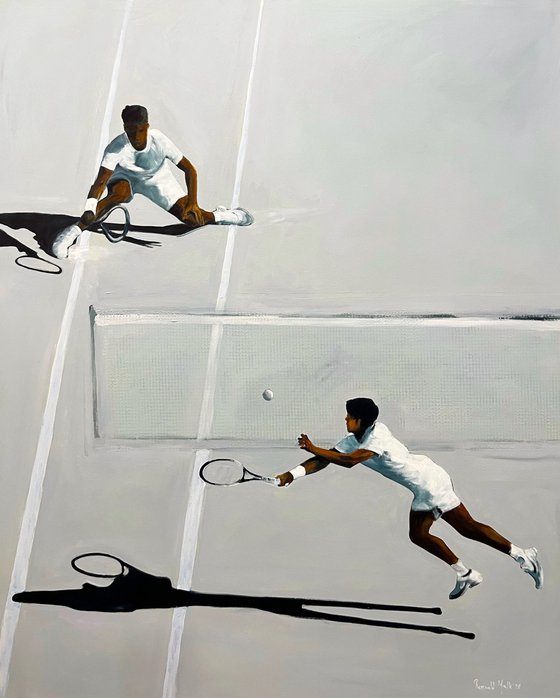 Out of the line. Tennis 5