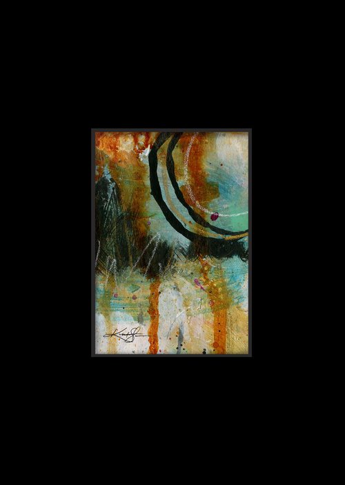 Calling Spirit 2019-28 - Mixed Media Abstract Spiritual Painting by Kathy Morton Stanion by Kathy Morton Stanion