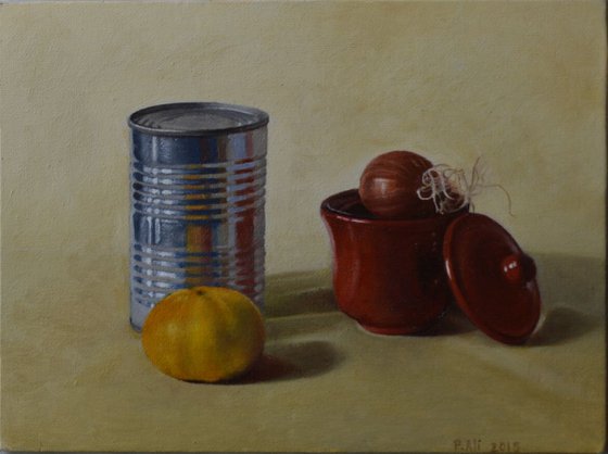 "reflections" still life