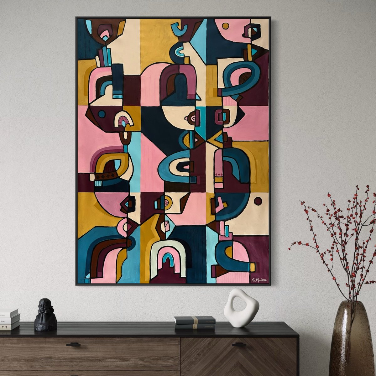 Holding The Formation By Samantha Malone, 37 X 51, Artwork For Sale On Artfinder