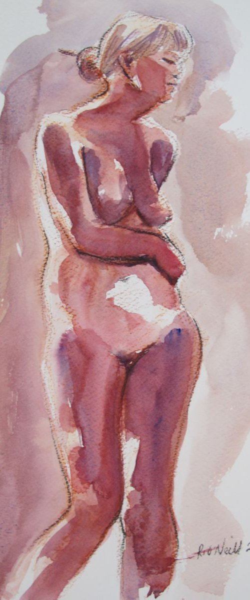 standing female nude by Rory O’Neill