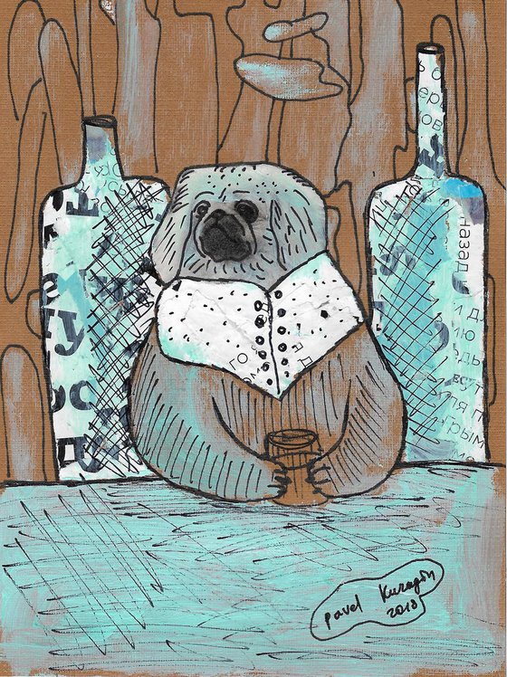 Drinking dog #20
