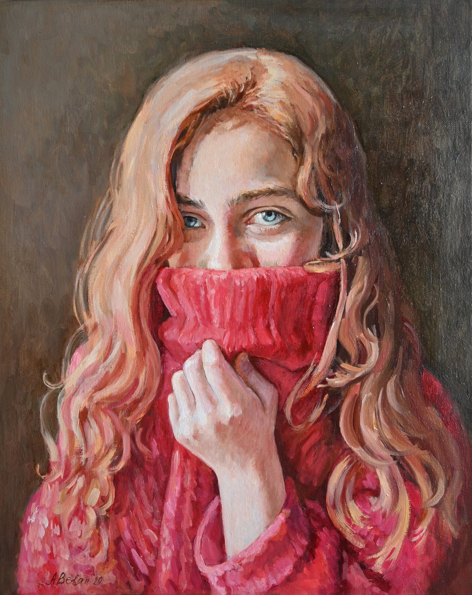 The red sweater by Anna Belan