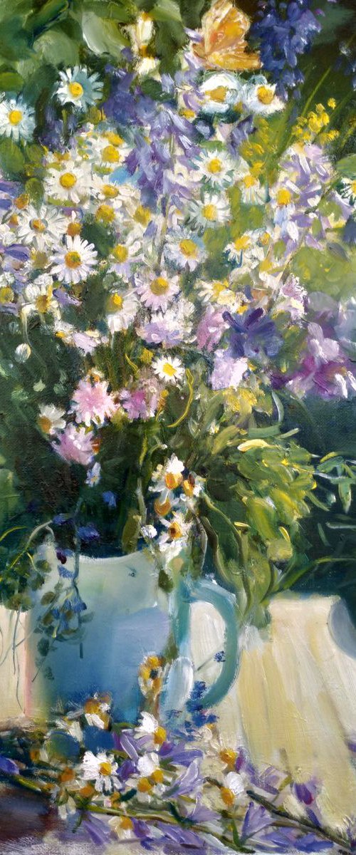 Daisies in a can by Valentina Andrukhova