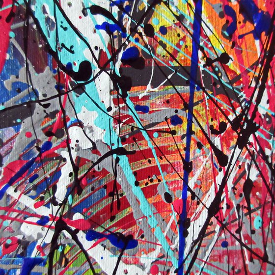 COLOR  PULSES, framed