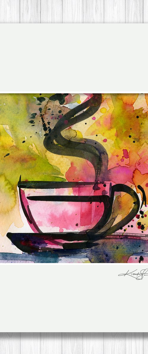 Coffee Dreams 6 - Painting by Kathy Morton Stanion by Kathy Morton Stanion