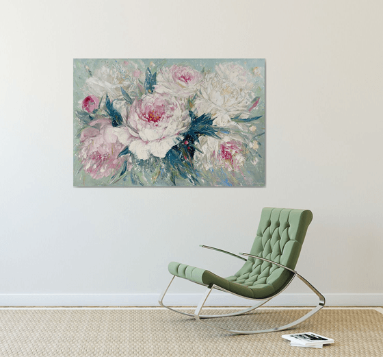 The Gentle Breath of Peonies