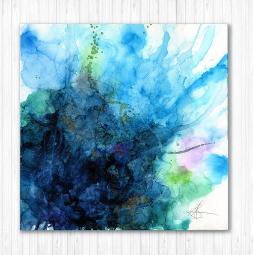 Ethereal Moments 4 - Zen Abstract Painting by Kathy Morton Stanion by Kathy Morton Stanion