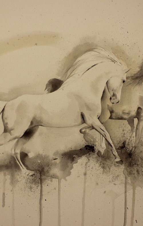 The Movement of Horses study 7.1 by Mark Purllant