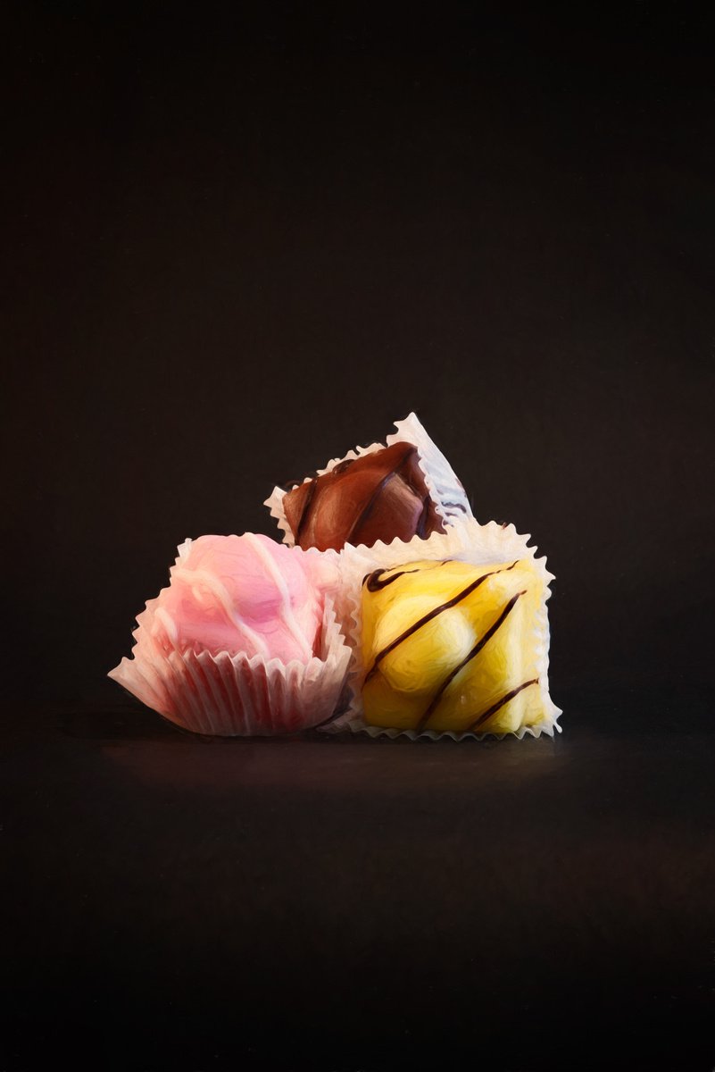 Impressionistic Still Life Photograph By Paul Nash, 16 X 24", French Fancies, Original Artwork
