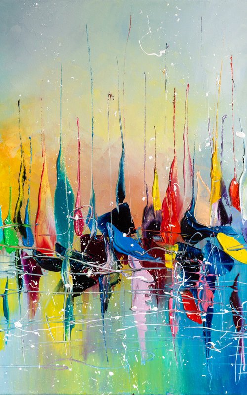 Before regatta by Liubov Kuptsova