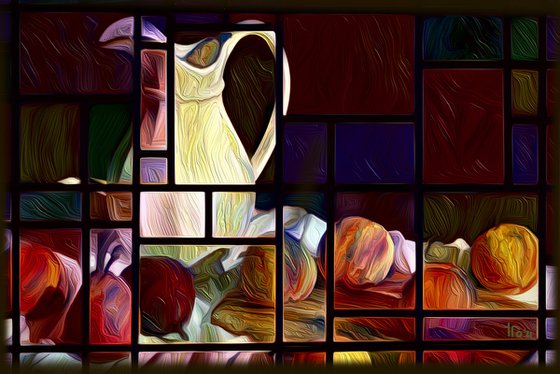 Through stained glass 5