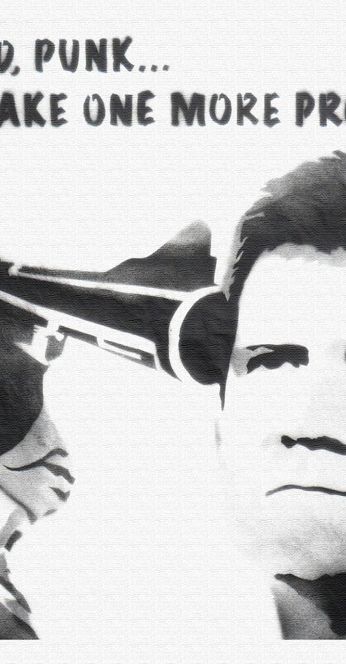 PUNK (ON BOX CANVAS) by Juan Sly