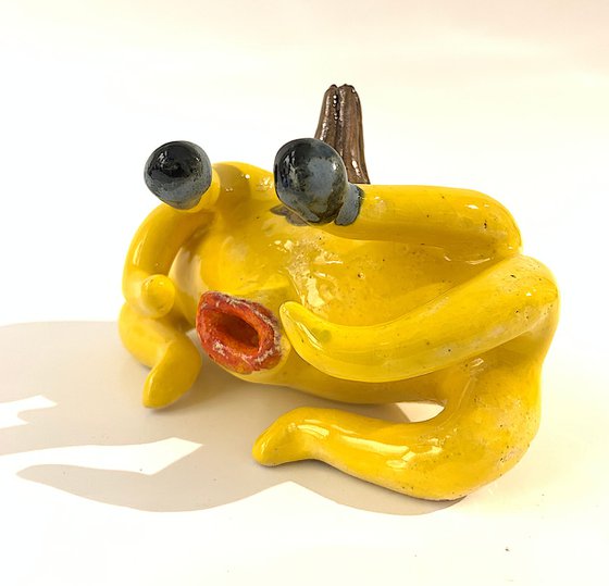 Funny Yellow Crab