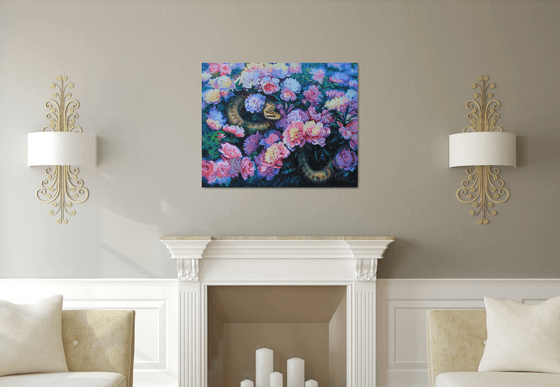 Dangerous beauty. Snake