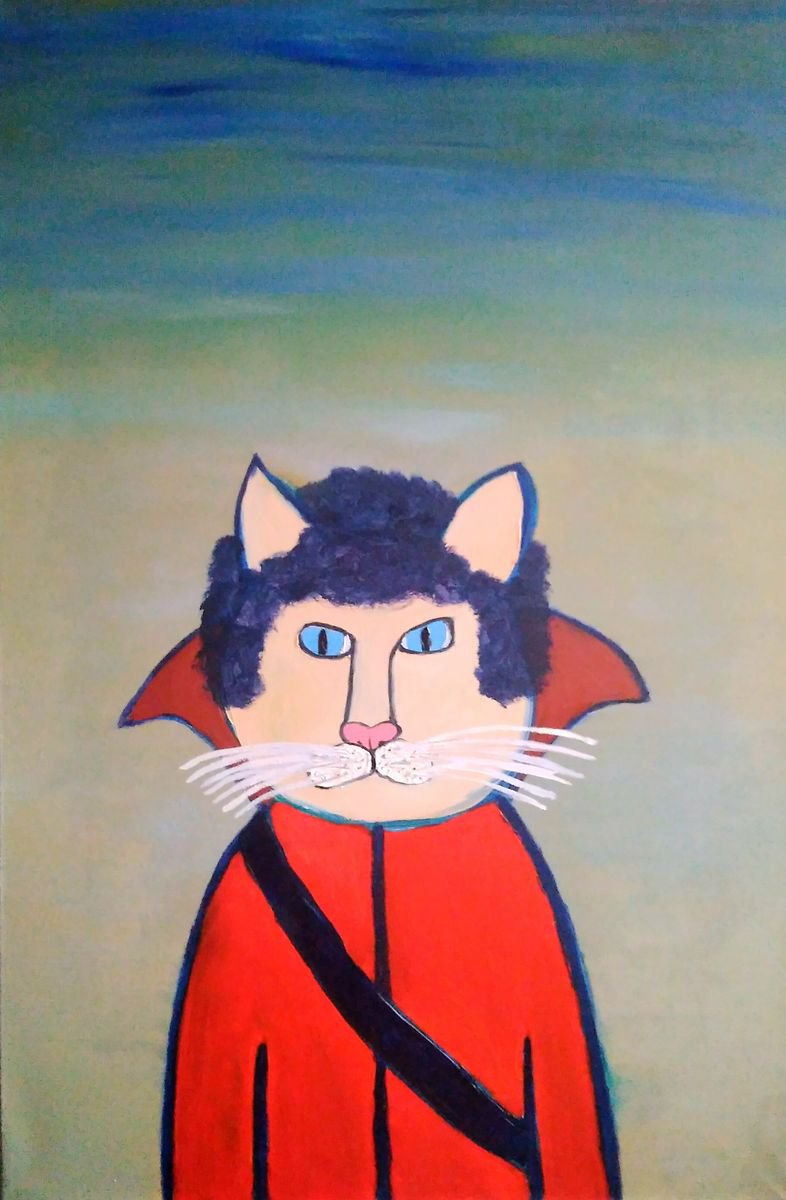 Brave Cat by Ann Zhuleva