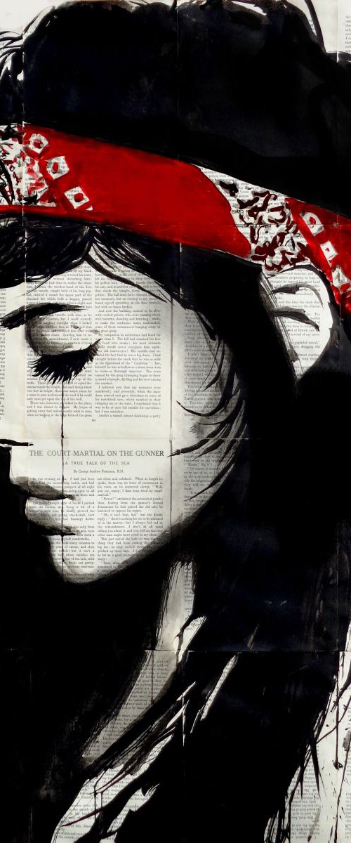 RED BANDANA by Loui Jover