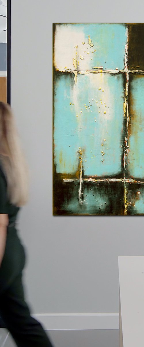 Turquoise Lots by Ronald Hunter