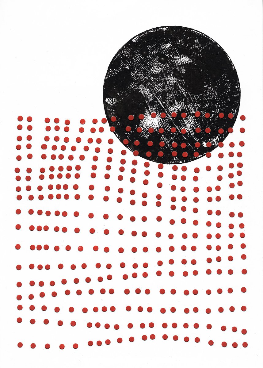 Abstract Collage By Petr Strnad, 11 X 14", Endless Events 7., Original Artwork