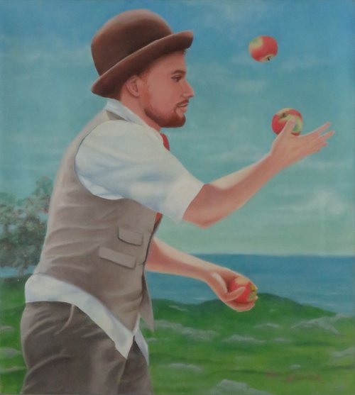 The Juggler Found an Apple Tree by Stephen Benedek