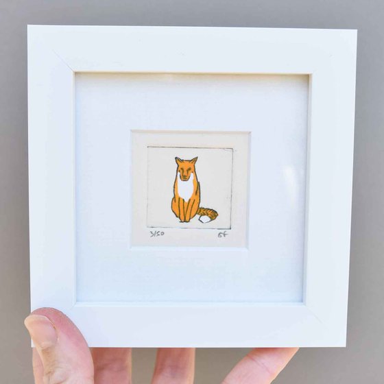 Mini framed fox