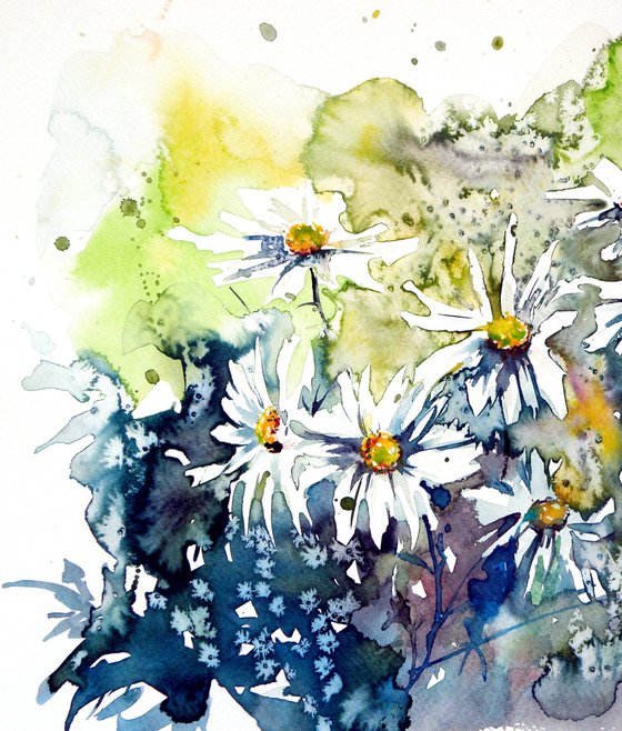 White flowers