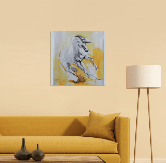 yellow horse
