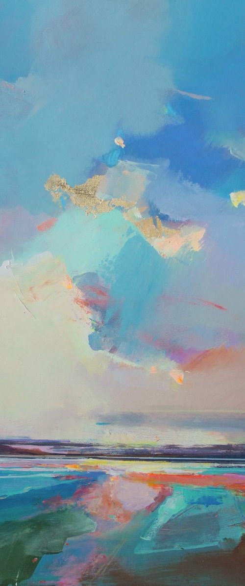 Watching The Quiet Shore 2 by Magdalena Morey