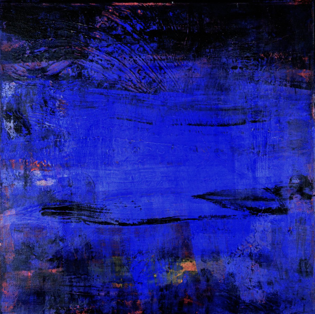Abstract Blue Melancholy by Cristian Valentich