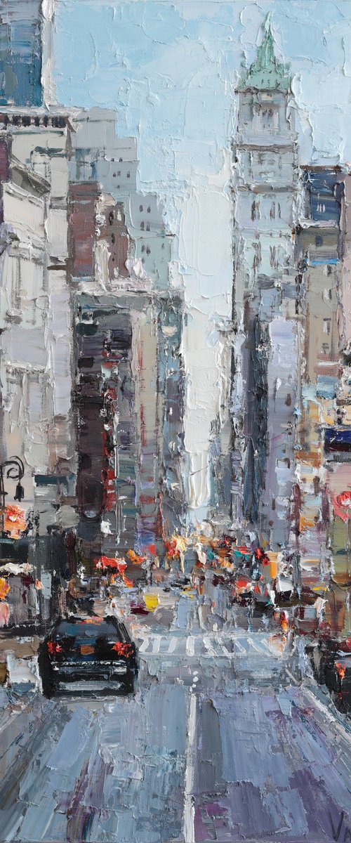 City Street by Anastasiia Valiulina