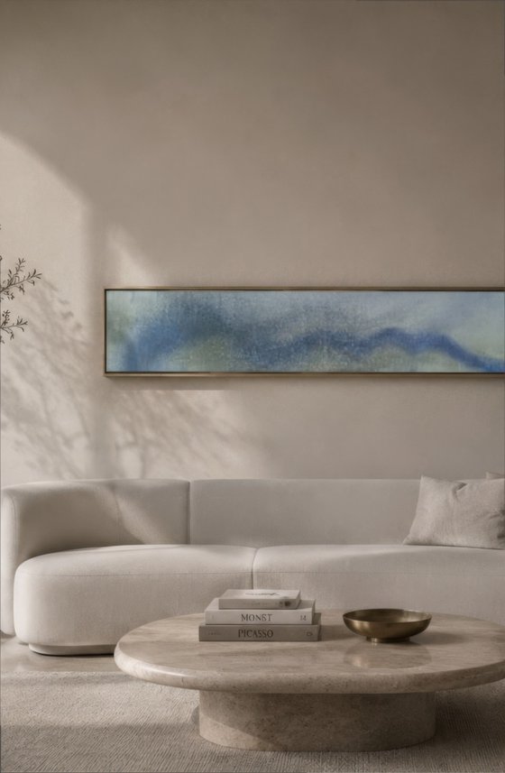 Quiet Flow in Indanthrene Blue
