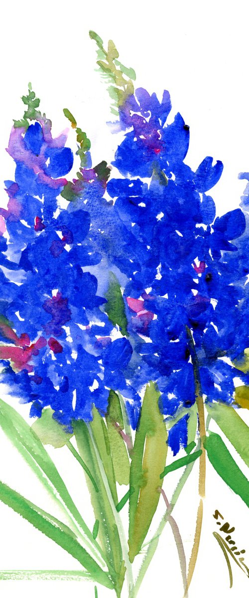 Bluebonnet Flowers by Suren Nersisyan