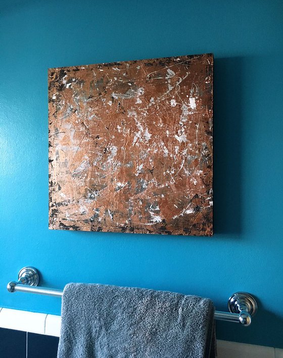 Contemporary Abstract "Copper"